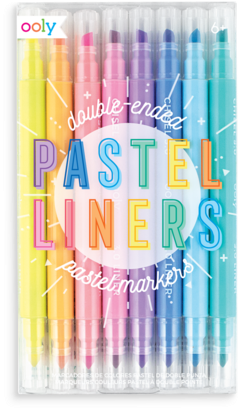 Pastel Liners Dual Tip Markers - Ooly Pastel Liners (480x480), Png Download