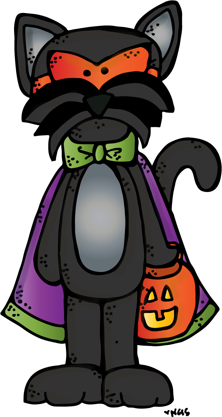 Tpt Clipart Tribe Presents - Melonheadz Clipart Halloween (851x1600), Png Download