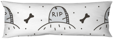 Spooky Halloween Seamless Pattern Background With Tombstone - Halloween (400x400), Png Download