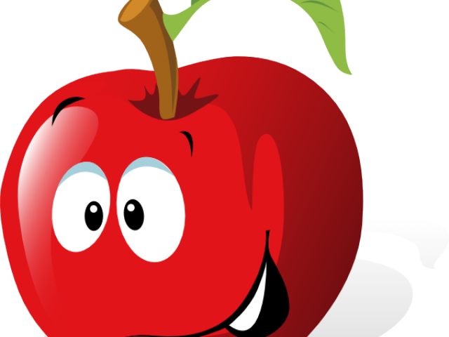 Apple Cartoon Cliparts - Apple Clipart (640x480), Png Download