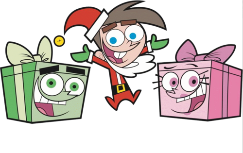 Alfa9delta/merry Christmas - Fairly Odd Parents Merry Christmas (500x315), Png Download