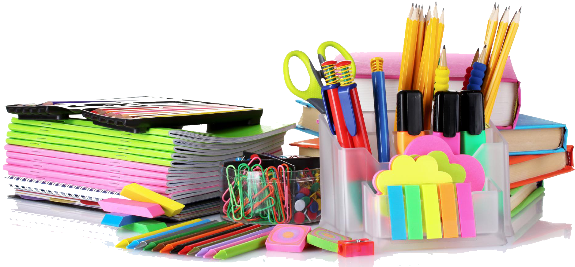 Office Stationery (1920x886), Png Download