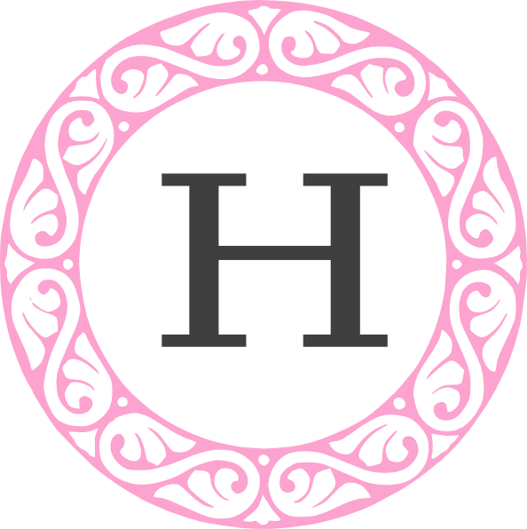 Small - H Monogram Clip Art (594x596), Png Download