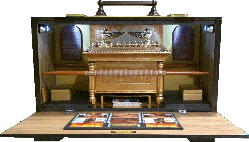 Description Of The Contents Inside The Box - Ark Of The Covenant Sideshow (854x488), Png Download