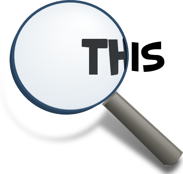 I'm Attaching The Xcf File So You Can Look At The Layers - Magnifying Glass Clipart (600x569), Png Download