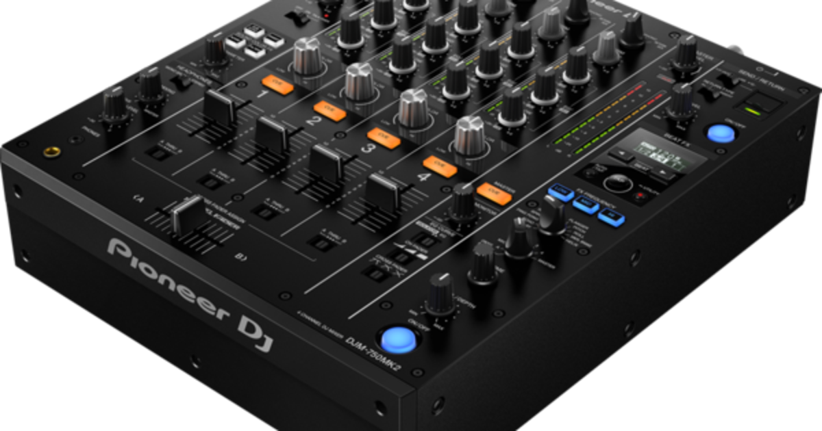 We Were On Hand At The Dj Expo In Atlantic City, Nj - Pioneer Dj Djm-750mk2 4-channel Mixer W/ Club Dna (1200x630), Png Download
