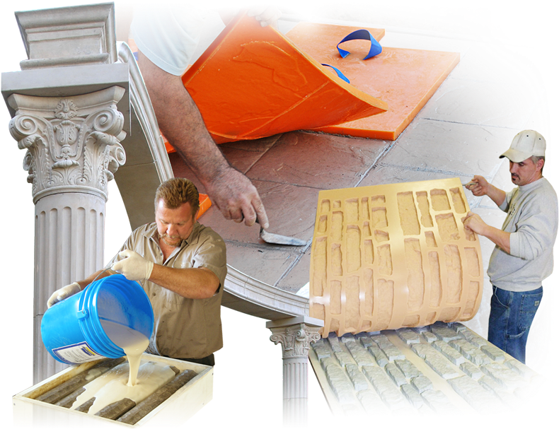 Concrete Mold Making & Casting - Making A Concrete Mold (800x612), Png Download