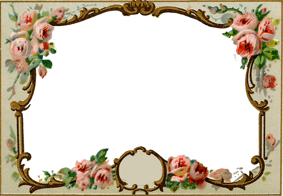Vintage Antique Frame Free Image On Pixabay - Vintage Frame Transparent Background Png (960x667), Png Download