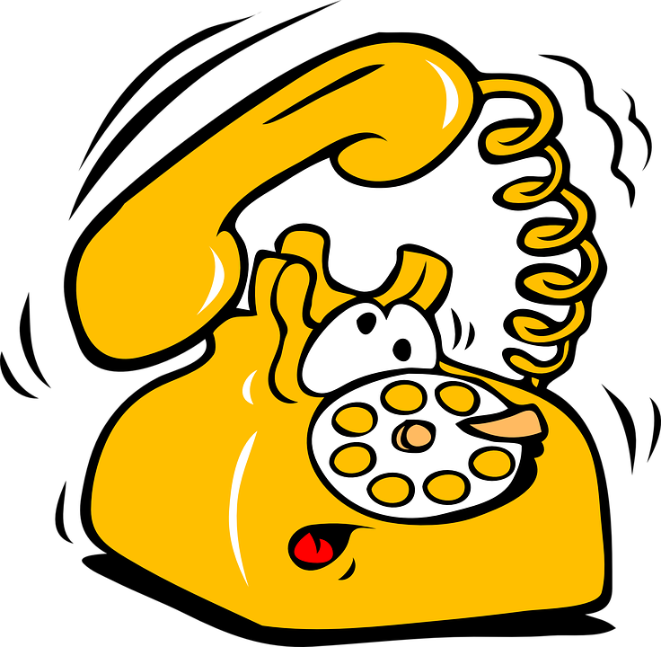 Cartoon Telephone (600x587), Png Download