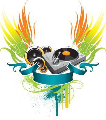 Turntable Dj High Rez Psd - Renders Musica Dj (353x400), Png Download