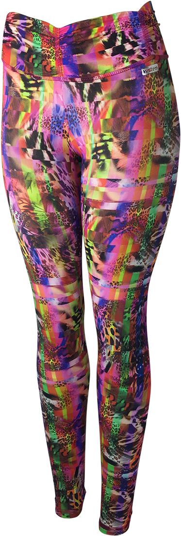 Animal Print Leggings - Leggings (760x1200), Png Download