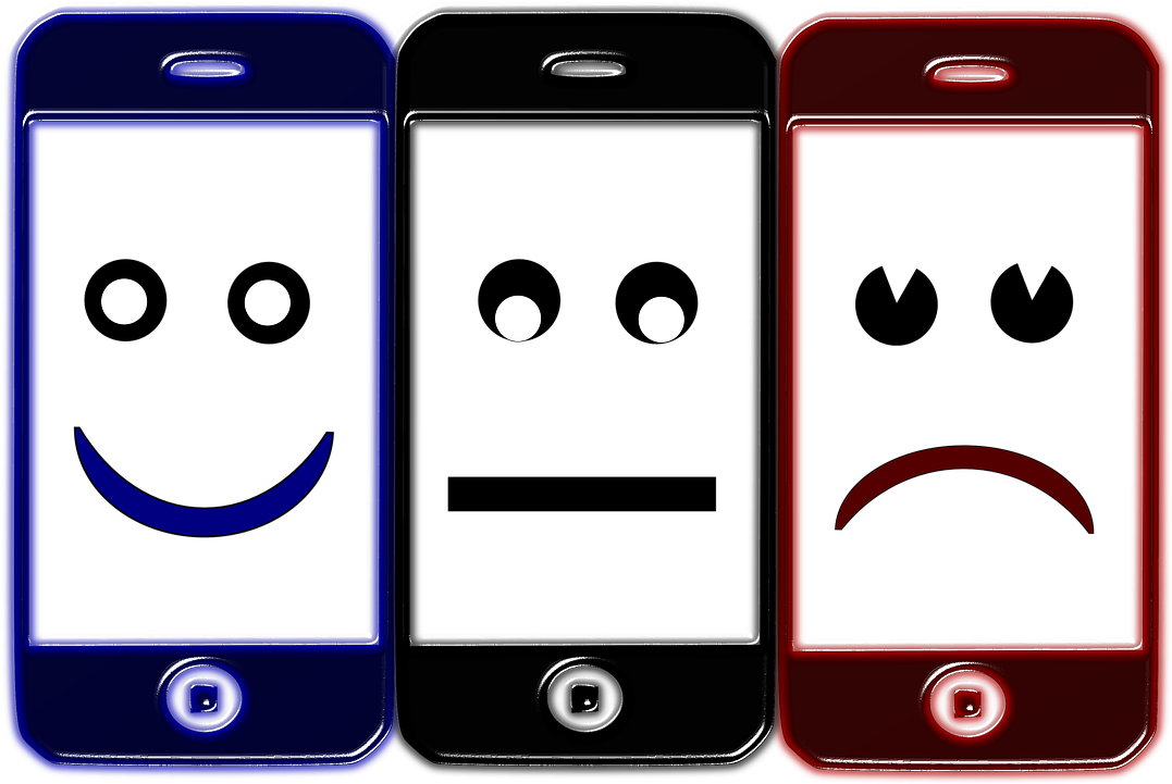 3 Cell Phones - Anti Phubbing En Español (1280x1142), Png Download