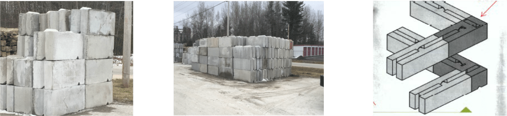 Recycled Concrete Blocks-1 - Auburn Concrete (1024x235), Png Download