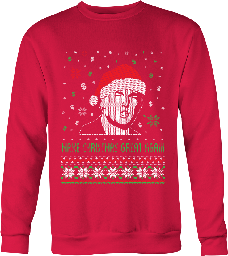 Santa Hat Meowy Christmas - Ugly Christmas Sweater Coffee (700x700), Png Download