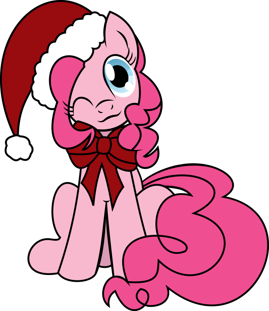 Doesitworksjay, Hat, Pinkie Pie, Safe, Santa Hat - Pinkie Pie Christmas (885x1024), Png Download