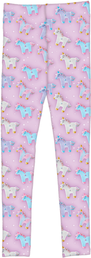 Picture Of Unicorns And Stars Leggings - Kids Unicorns & Stars Leggings (550x550), Png Download