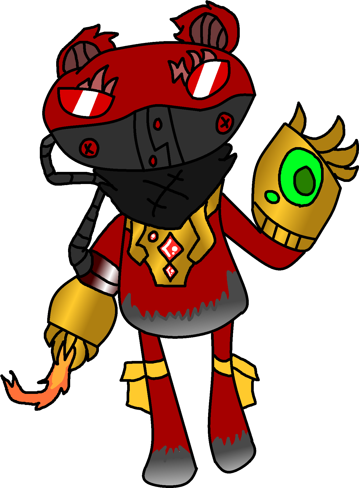 Netnu Shattered - Cartoon (1533x1981), Png Download