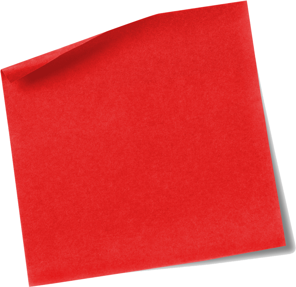 Red Post It Png (1000x1000), Png Download