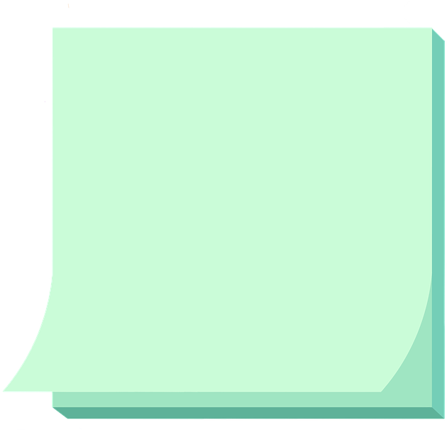 Green, Postit, Paper, Note, Office, Sticky, Message - Paper (720x720), Png Download