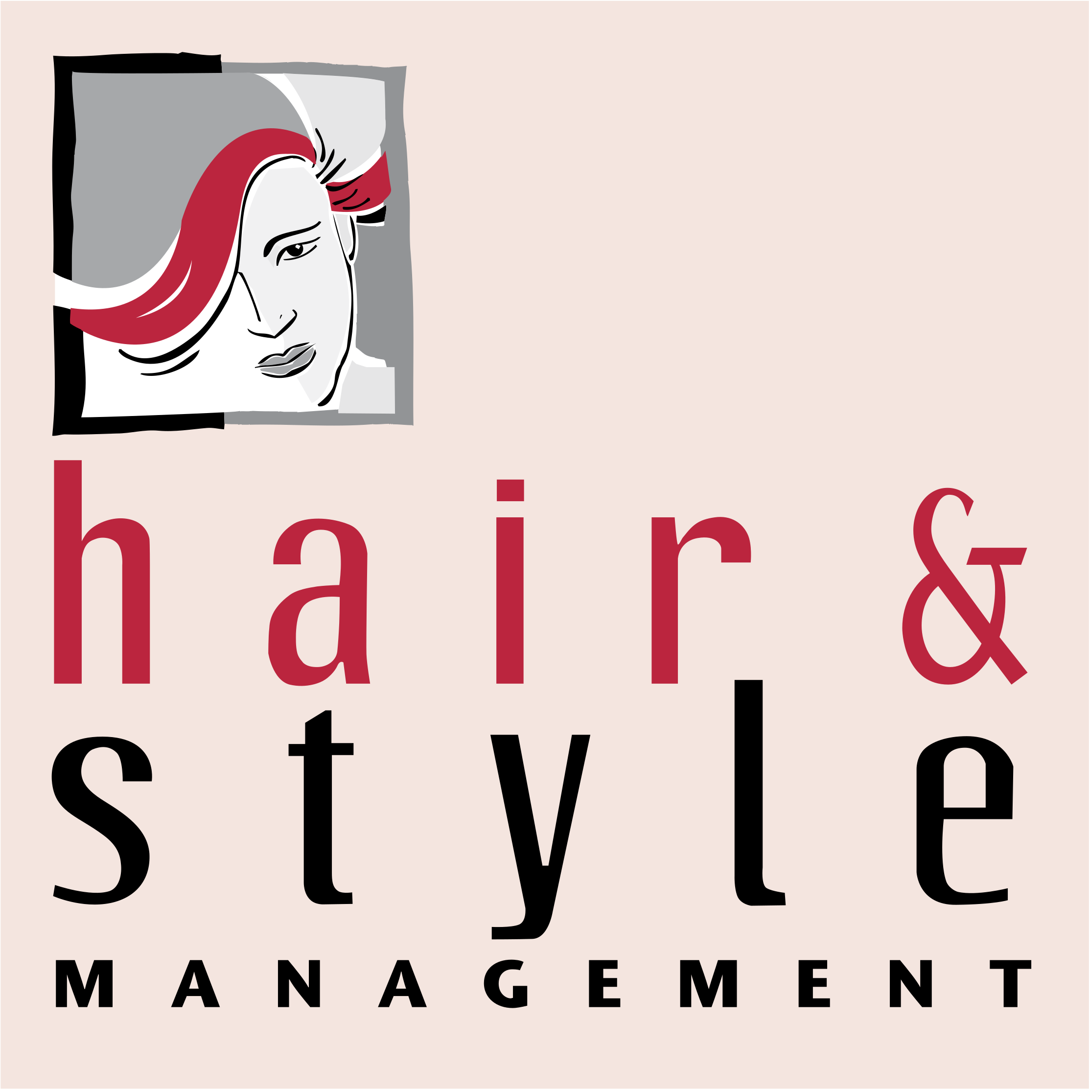 Hair & Style Management Logo Png Transparent - Hair (2400x2400), Png Download
