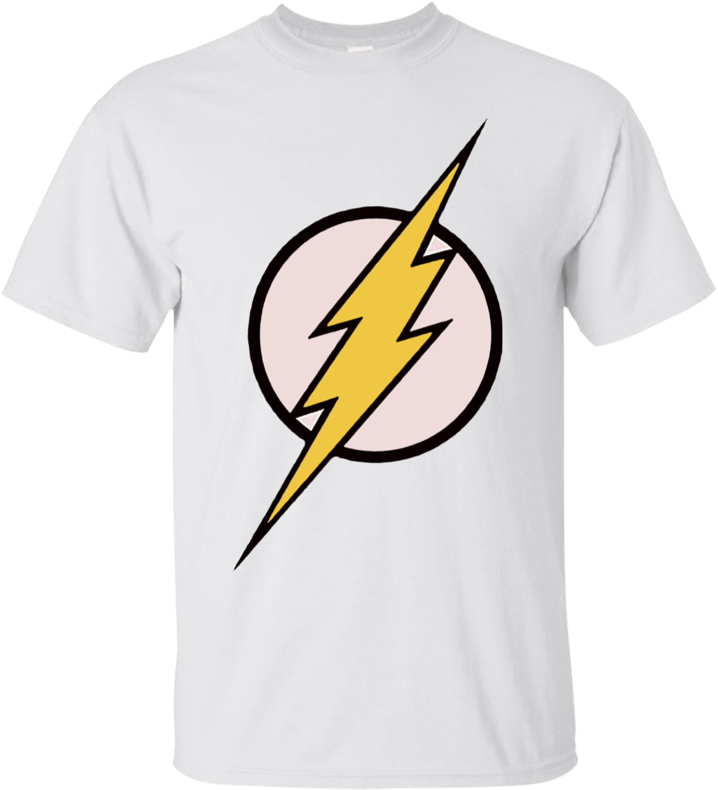 The Flash Lightning Bolt Logo T Shirt Hoodie Sweater - Flash Logo Coloring Page (1155x1155), Png Download