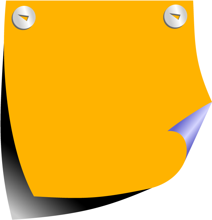 Postit - Post It Orange Png (800x800), Png Download