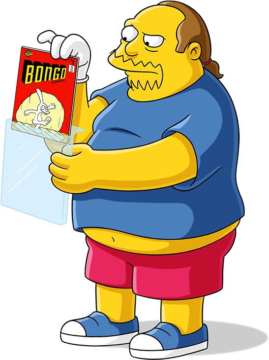 Comic Book Guy - Simpsons Comic Book Guy Home (550x960), Png Download