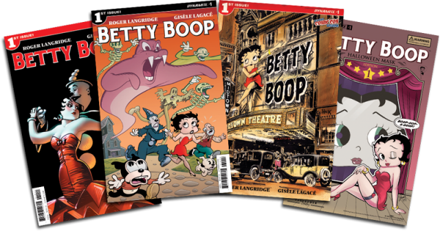 Betty Dynamite Issue1 Collection Smaller - Betty Boop (640x336), Png Download