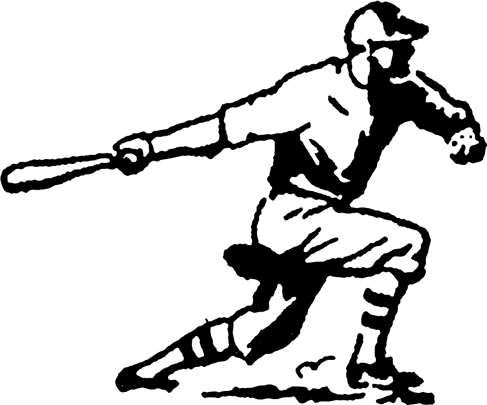 Digital Stamp Design - Vintage Baseball Clip Art (1200x1047), Png Download