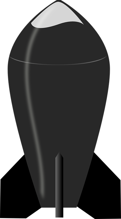 Nuclear Bomb Png - Nuke Clipart (398x720), Png Download