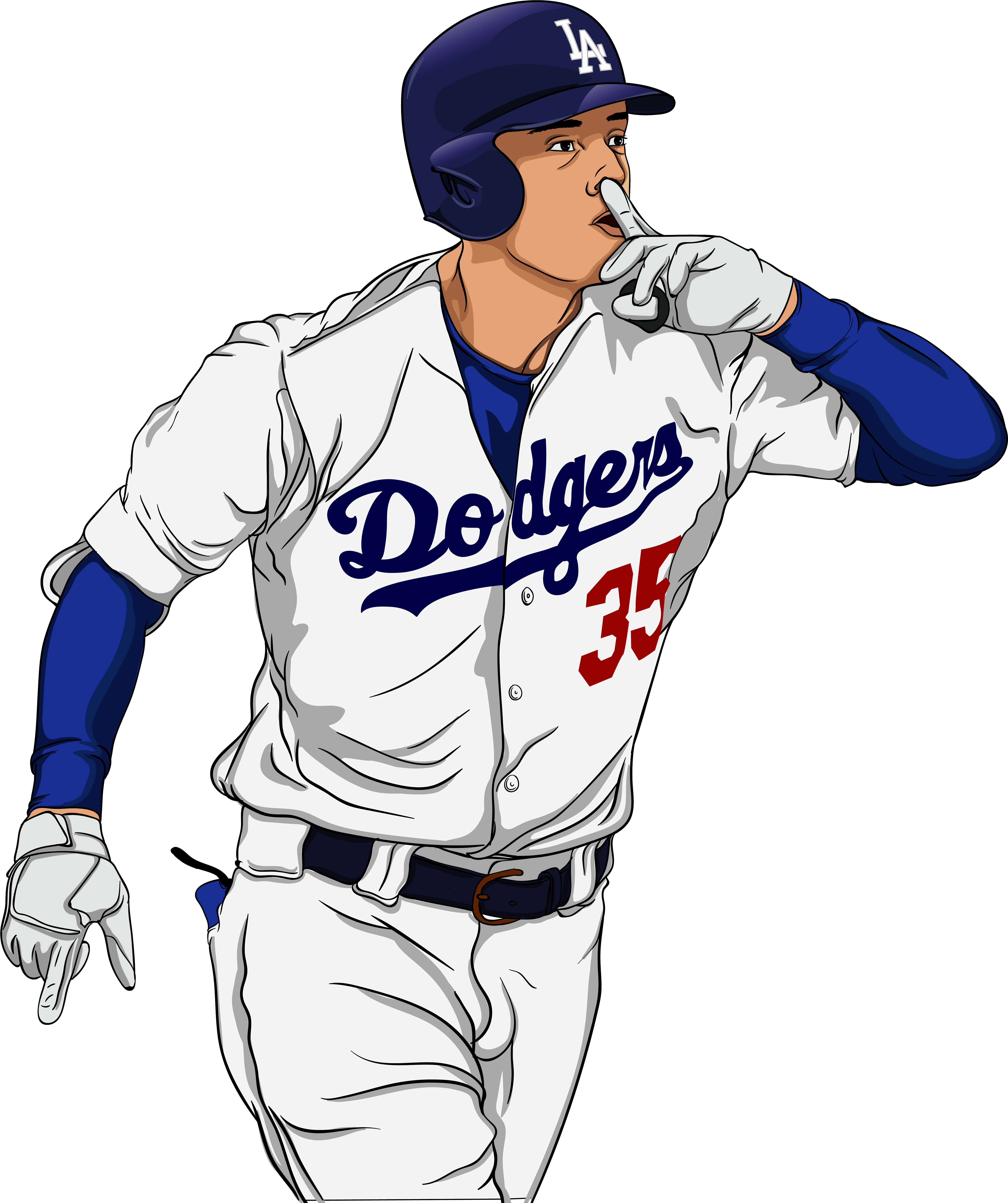 Los Angeles Dodgers (6300x6300), Png Download