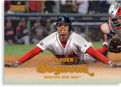 Xander Bogaerts 2017 Topps Stadium Club Base Poster - Baseball Player (500x500), Png Download