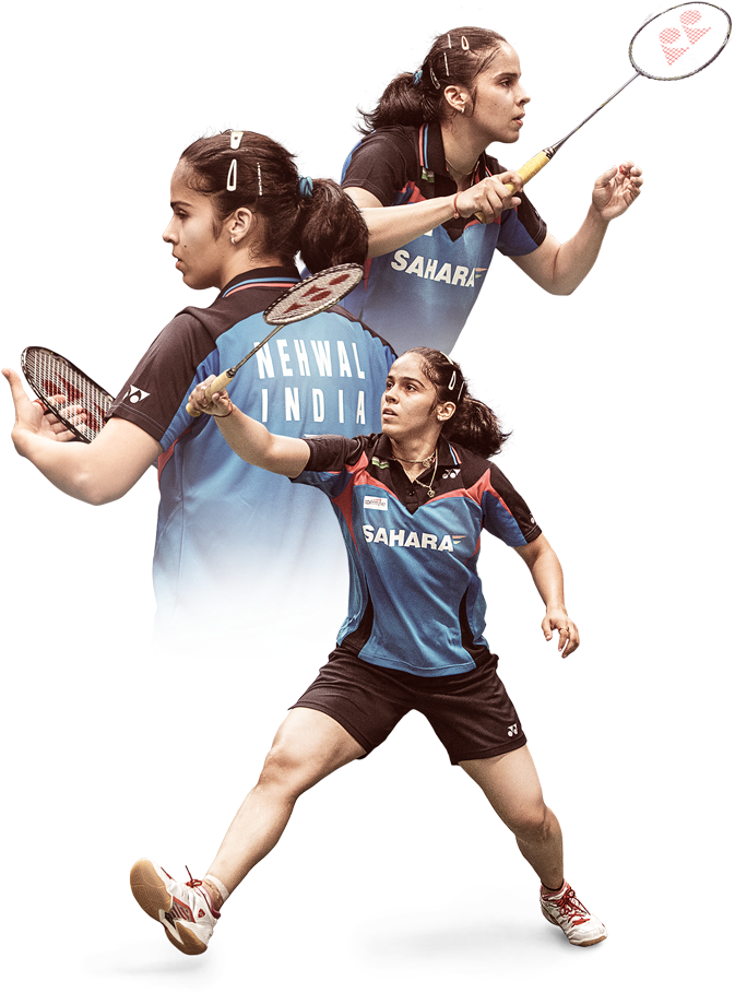 Badminton Player Png Clipart - Badminton Player Png (695x914), Png Download