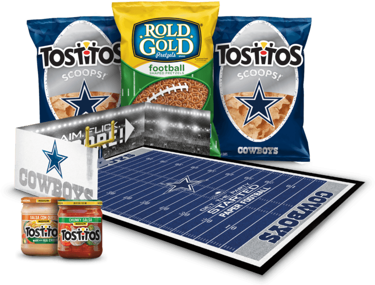 Dallas Cowboys Nfl Party Box - Frito-lay Nfl Cowboys Team Pack, Variety Pack (900x600), Png Download