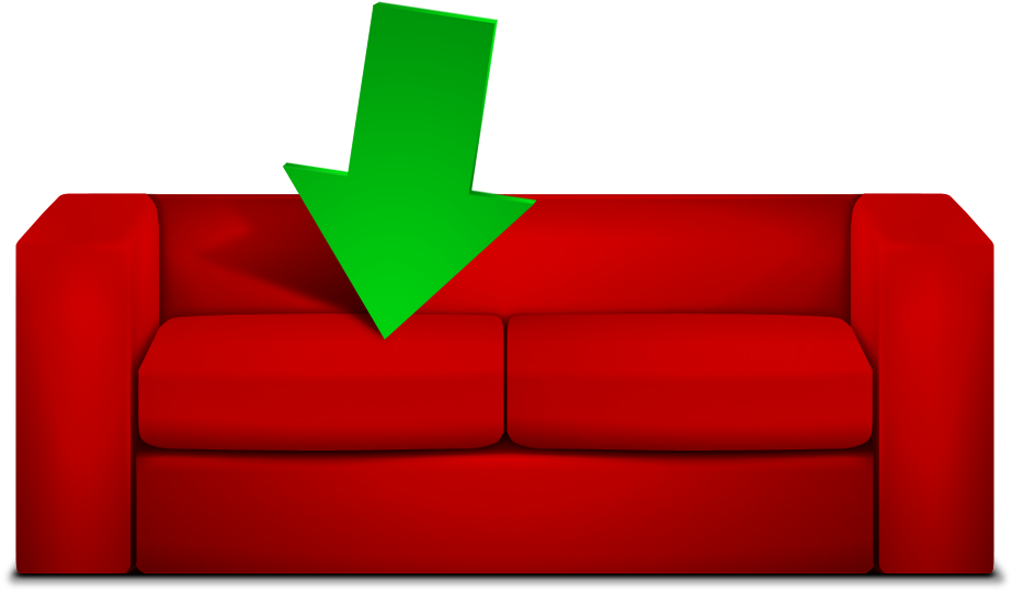 Full - Couch Potato Logo Png (1024x663), Png Download