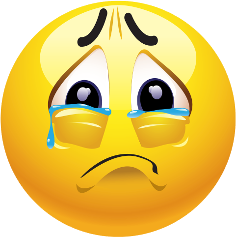Sad Emoji Png Clipart - Sad Emoji (500x500), Png Download