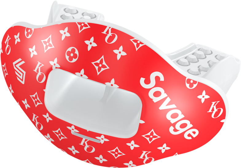 Shock Doctor X Kickasso Artist Series Savage Max Airflow - Savage Shock Doctor Mouthguard (900x900), Png Download