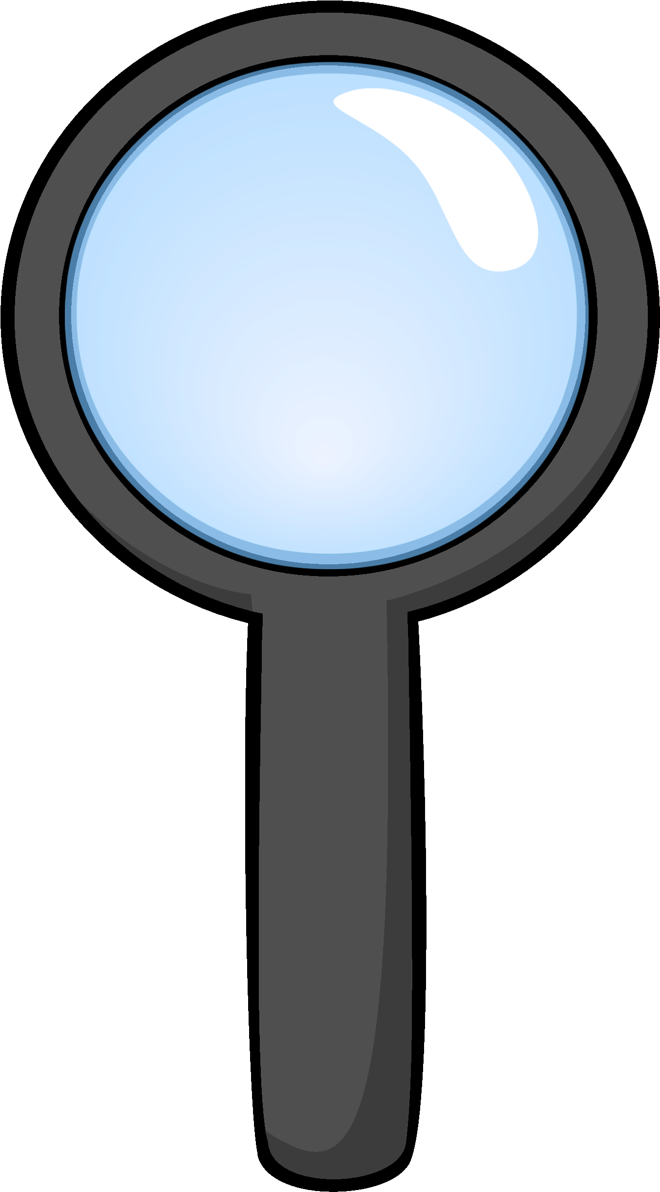 Magnifying Glass (1384x2464), Png Download