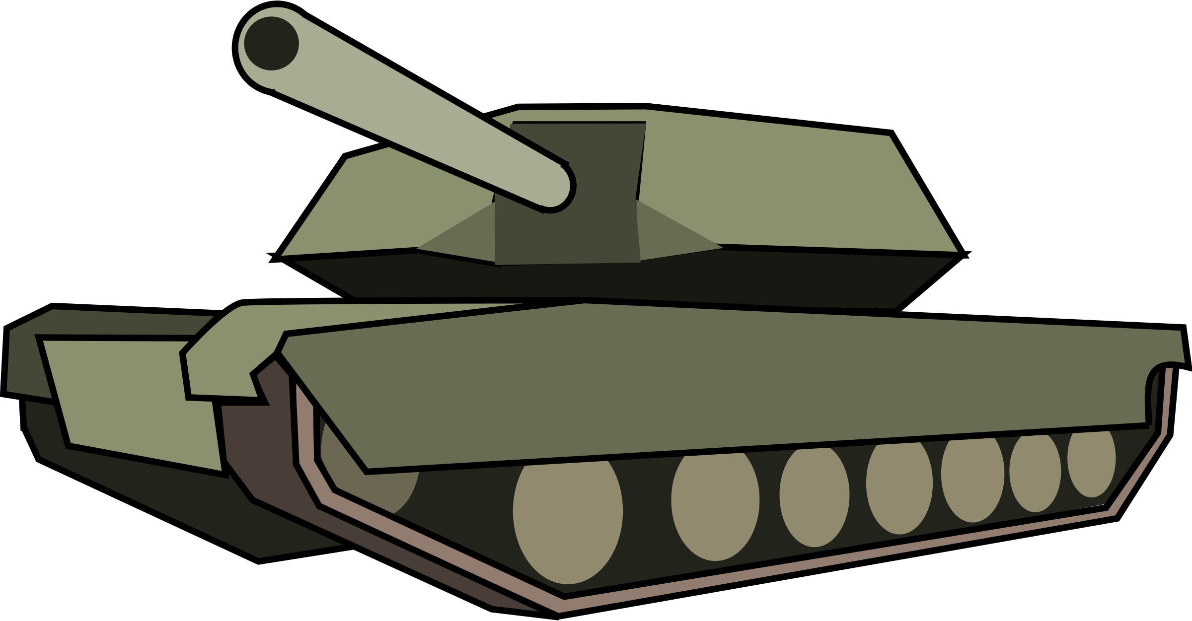 Military Clipart Army Tank - Henretta Engineering Trembletank Reverb & Tremolo (960x499), Png Download