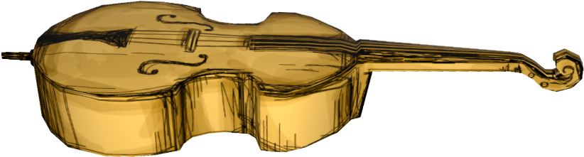 Violin - Bendy And The Ink Machine Violin (900x457), Png Download