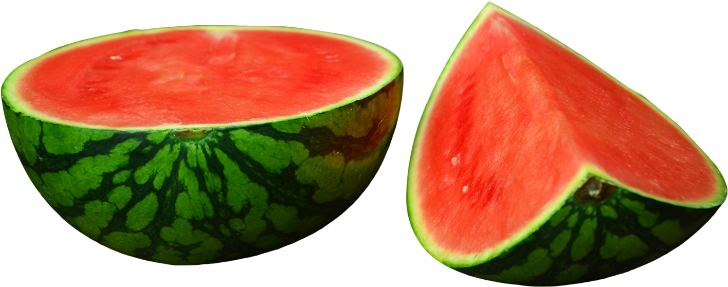 Ripe Watermelon Png Image - Watermelon Png (1470x602), Png Download