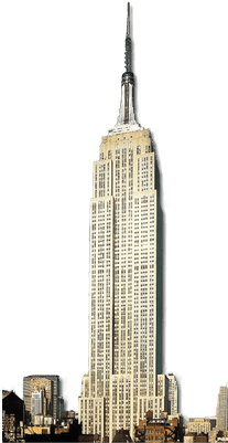 Empire State Building New York Png (400x400), Png Download