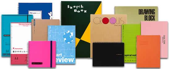 Notebooks, Binders, Memo Pads, Sketchbooks Maruman - マルマン スマートレビュー リングノート B5 N908-02 (547x226), Png Download