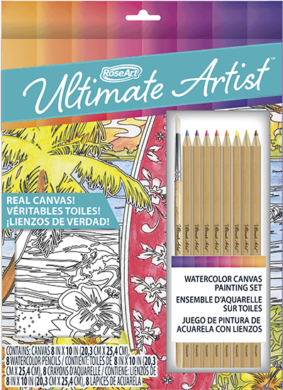 Ultimate Artist Watercolor Canvas Painting Island - Art (600x600), Png Download