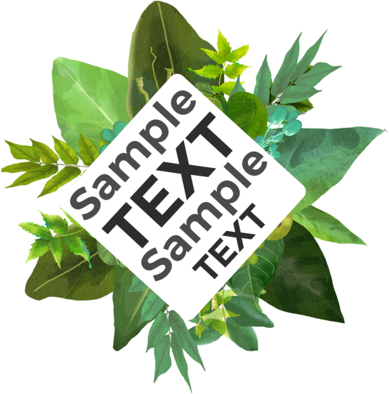 Trendy Watercolor Tropical Leaves With Flowers Badge, - Watercolor Painting (640x640), Png Download