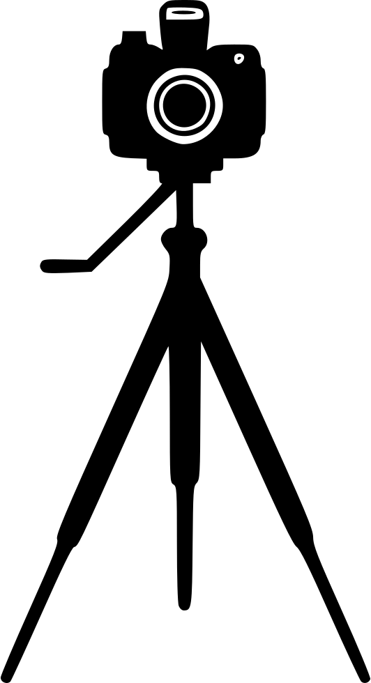Camera On Stand Comments - Camera With Stand Png (532x980), Png Download