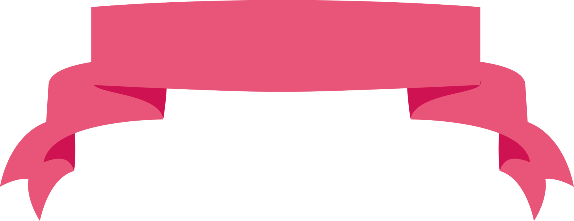 Pink Ribbon Clipart At Getdrawings - Pink Ribbon Banner Template ...