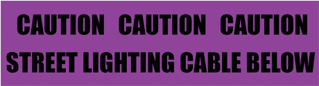Street Lighting Warning Tape - Egyptian Drilling Company (475x395), Png Download
