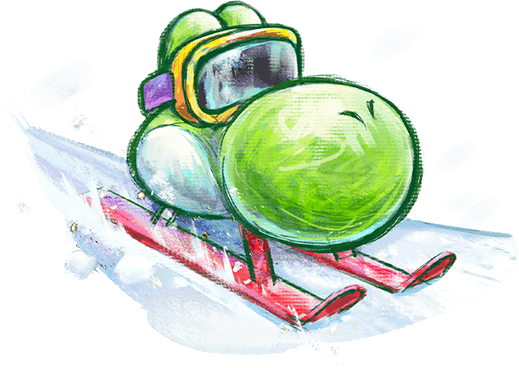 Yoshi And Baby Mario - Yoshi's New Island Art (519x368), Png Download