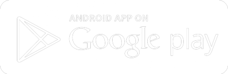 Transparent White Google Play - White Android App Png (768x251), Png